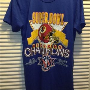 Vintage redskins super bowl t shirt